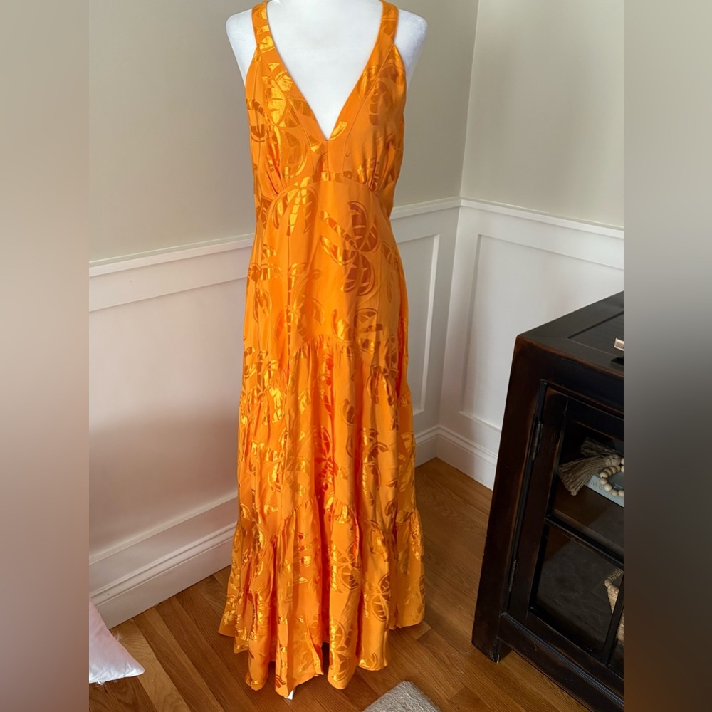 NWT Gorgeous citrus maxi dress purchased at Anthropology. Size M